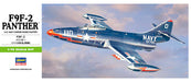Hasegawa 242 1/72 F9F-2 Panther (U.S. Navy Fighter) Model Aircraft Kit