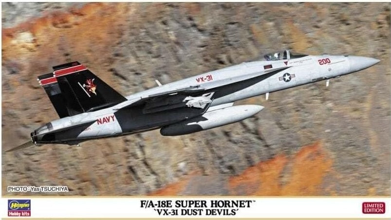 Hasegawa 2424 1/72 F/A-18E Super Hornet `VX-31 Dust Devils´ Model Aircraft Kit