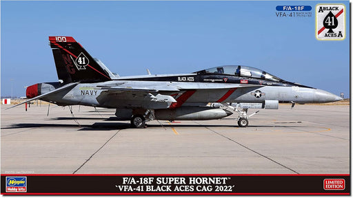 Hasegawa 2429 1/72 F/A-18F Super Hornet `VFA-41 Black Aces CAG 2022´ Model Kit