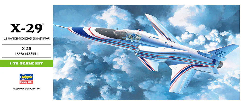 Hasegawa 243 1/72 X-29 (U.S. Advanced Technology Demonstrator) Model Aircraft Kit
