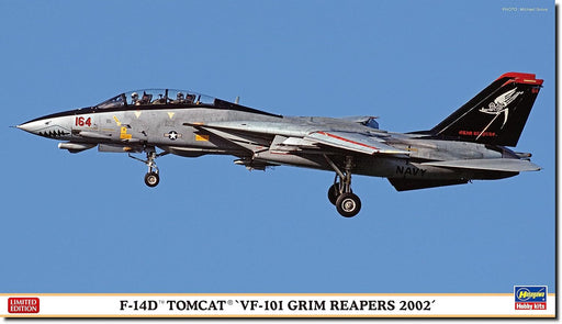 Hasegawa 2444 1/72 F-14D Tomcat `VF-101 Grim Reapers 2002´ Model Kit