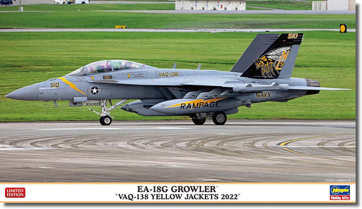 Hasegawa 2461 1/72 EA-18G Growler `VAQ-138 Yellow Jackets 2022´ Model Kit