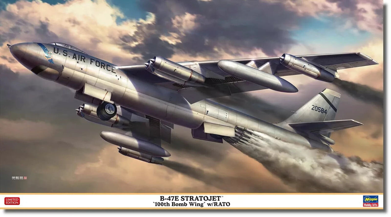 Hasegawa 2474 1/72 B-47E Stratojet `100th Bomb Wing´ w/ RATO Model Aircraft Kit
