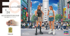 Hasegawa 29102 1/24 1990's Girl Wearing Platform Boots Figures Model Kit