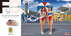 Hasegawa 29103 1/24 90's Paddock Girls in Bathing Suit Figures Model Kit