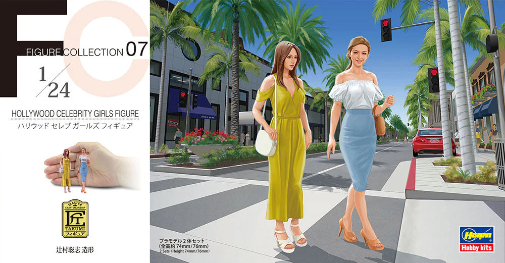 Hasegawa 29107 1/24 Hollywood Celebrity Girls Figures Model Kit