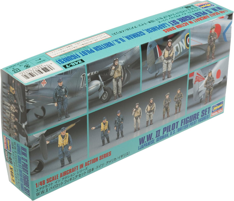 Hasegawa 36107 1/48 WWII Pilot Figures Set Model Kit