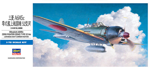 Hasegawa 453 1/72 Mitsubishi A6M5c Zero Fighter (Zeke) Type 52 Hei Model Kit