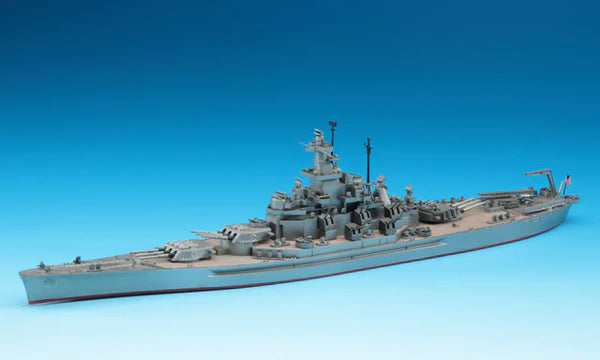 Hasegawa 49608 1/700 USS Alabama Battleship (Water Line) Model Kit