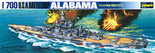 Hasegawa 49608 1/700 USS Alabama Battleship (Water Line) Model Kit