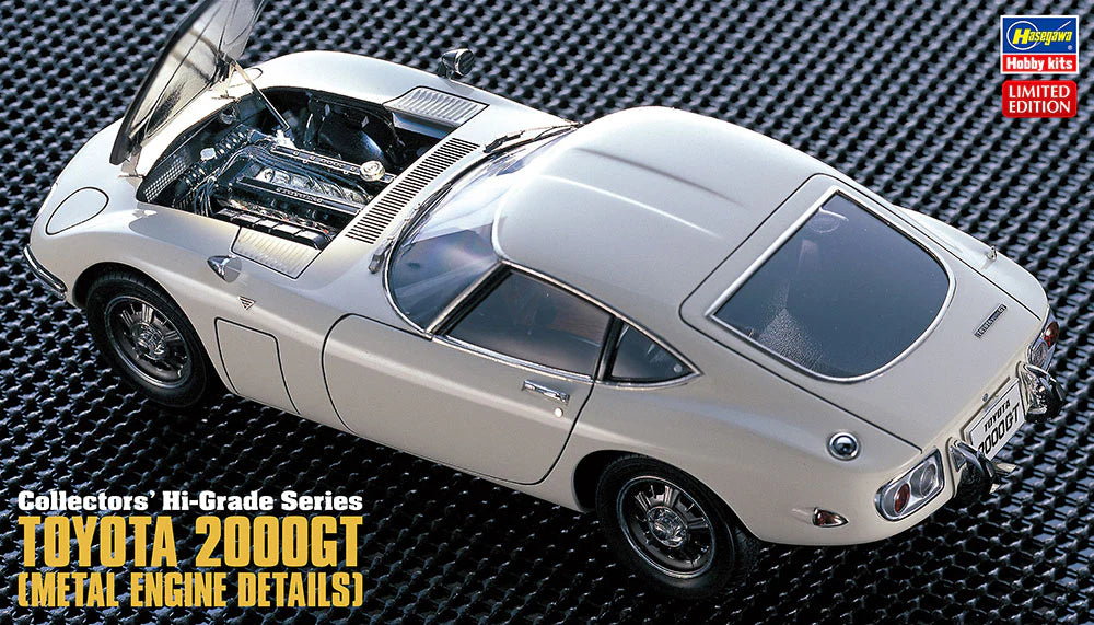 Hasegawa 51047 1/24 Toyota 2000Gt (with Metal Engine Details) Model Kit