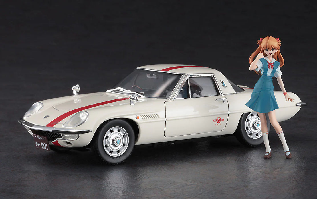 Hasegawa 52259 1/24 Evangelion NERV Coupe w/ Shikinami Asuka Langley Model Kit