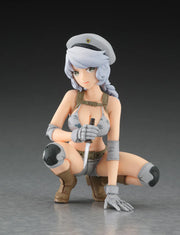 Hasegawa 52302 1/12 Egg Girls Collection #20: 'Sasha Ilyushina' (Army) Figure Model Kit