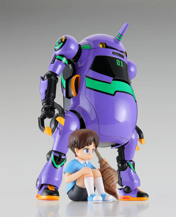 Hasegawa 52318 1/20 20 MechatroWeGo x Evangelion Test Type-01 + Shinji Ikari Model Kit