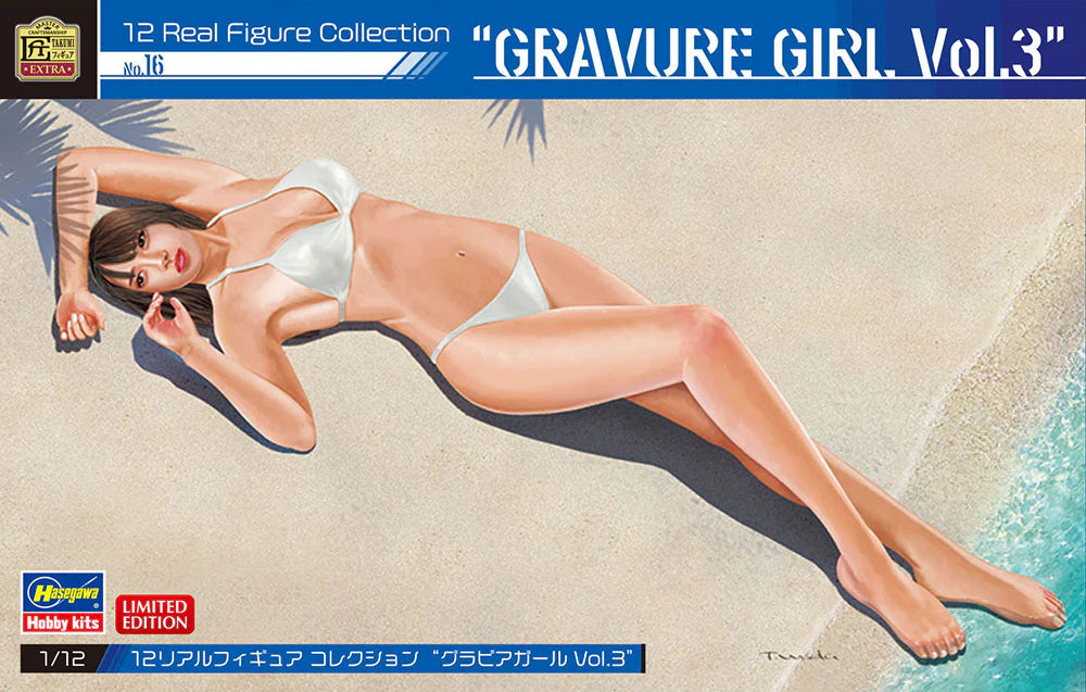 Hasegawa 52320 1/12 12 Real Figure Collection #16: "Gravure Girl vol 3" Figure Model Kit