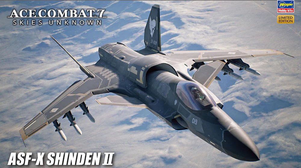 Hasegawa 52348 1/72 ASF-X Shinden II Ace Combat 7 / Skies Unknown Model Kit