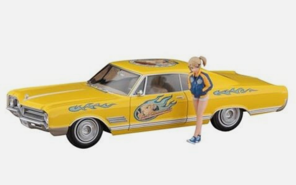 Hasegawa 52758 1/24 Egg Girls 1966 American Coupe Type B “Amy McDonnell” w/Figure Model Kit