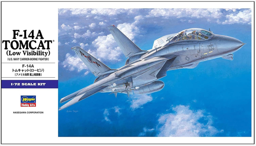 Hasegawa 532 1/72 F-14A Tomcat (Low Visibility) [U.S. Navy] Model Aircraft Kit