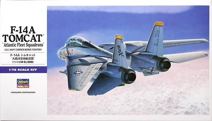 Hasegawa 544 1/72 F-14A Tomcat `Atlantic Fleet Squadrons´ (U.S. Navy Fighter) Model Kit