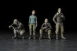 Hasegawa 64002 1/20 Maschinen Krieger Figure Set A: Mercenary Troops Cold District Soldiers Model Kit