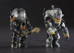 Hasegawa 64004 1/35 Maschinen Krieger: Nutcracker P.K.H.103 with P.K.A. Gustav and P.K.A. Melusine Model Kit