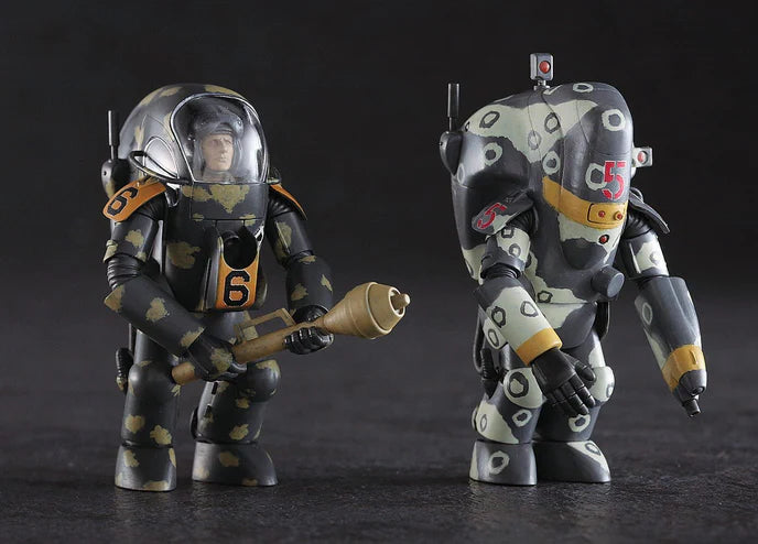 Hasegawa 64004 1/35 Maschinen Krieger: Nutcracker P.K.H.103 with P.K.A. Gustav and P.K.A. Melusine Model Kit