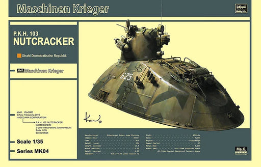 Hasegawa 64004 1/35 Maschinen Krieger: Nutcracker P.K.H.103 with P.K.A. Gustav and P.K.A. Melusine Model Kit