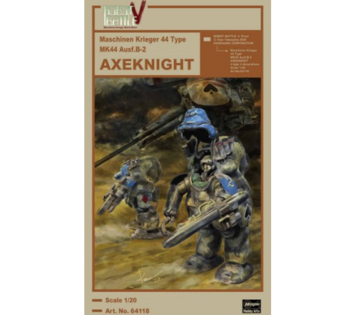 Hasegawa 64118 1/20 Maschinen Krieger: Axeknight Mk44 Ausf.B-2 Model Kit
