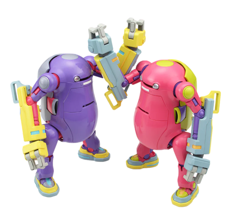 Hasegawa 64754 1/35 MechatroWeGo No. 7, Powerarm 'Purple & Pink' Model Kit