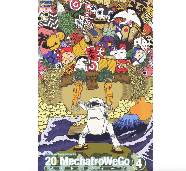 Hasegawa 64784 1/35 MechatroWeGo No. 4, Power Arm. Orange Mochi Model Kit