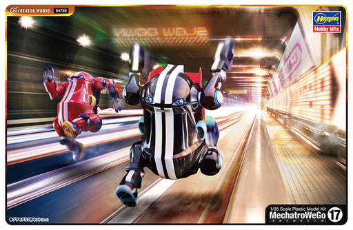 Hasegawa 64788 1/35 MechatroWeGo Sports "Flame & Jet Black" Model Kit