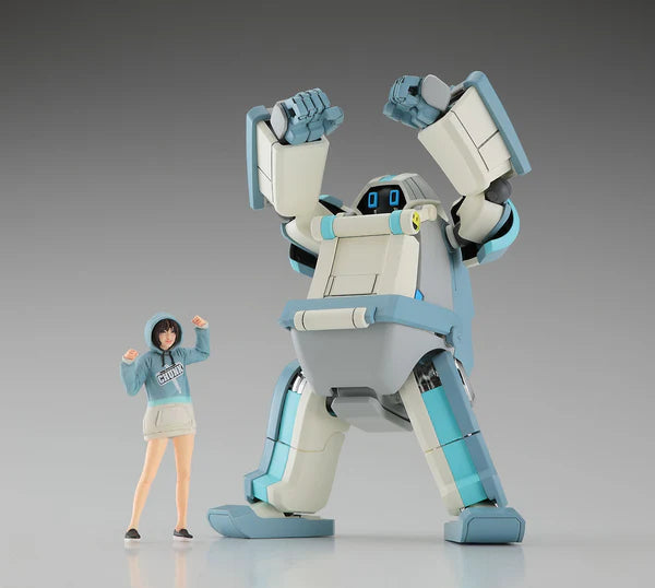 Hasegawa 64793 1/35 MechatroChunk 02 'Grayish Mint' & Support Girl Model Kit