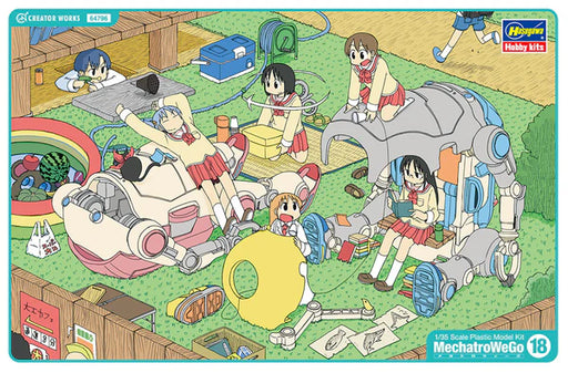 Hasegawa 64796 1/35 MechatroWeGo Warm & Cool [Shinonome Laboratory Ver.] Model Kit