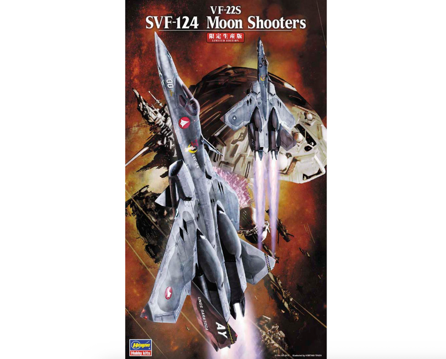Hasegawa 65784 1/72 SVF-124 Moon Shooters VF-22S Macross 7 Model Kit