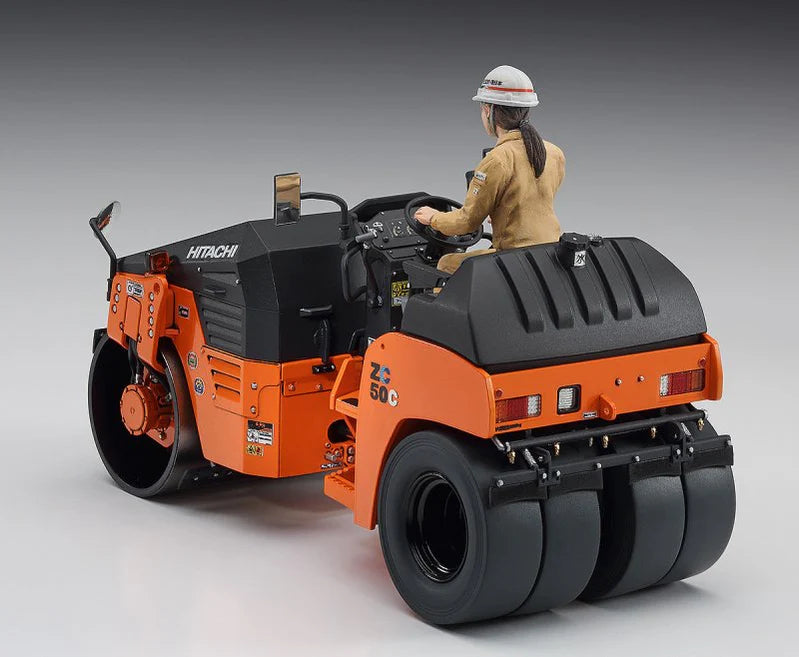 Hasegawa 66002 1/35 Hitachi Vibratory Combined Roller ZC50C-5 Model Kit