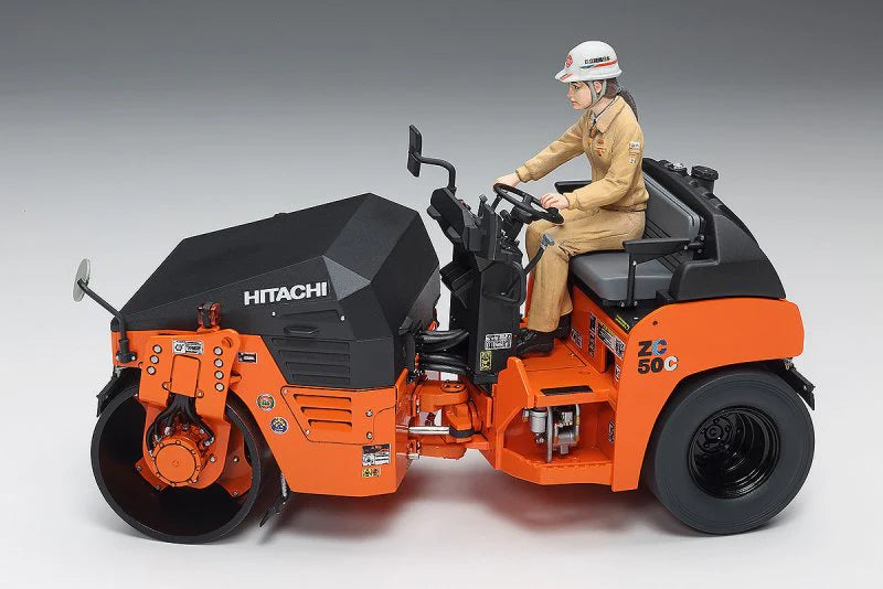 Hasegawa 66002 1/35 Hitachi Vibratory Combined Roller ZC50C-5 Model Kit