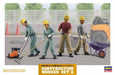 Hasegawa 66003 1/35 Construction Workers Set A Model Kit