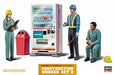 Hasegawa 66006 1/35 Construction Workers Set B Figures Model Kit