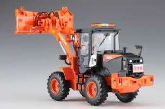 Hasegawa 66102 1/35 Hitachi Wheel Loader ZW100-6 Multiplow (Snowplow) Model Kit