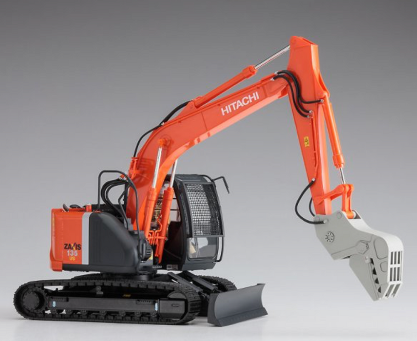 Hasegawa 66103 1/35 Hitachi Excavator Zaxis 135US Crusher Model Kit