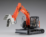 Hasegawa 66103 1/35 Hitachi Excavator Zaxis 135US Crusher Model Kit