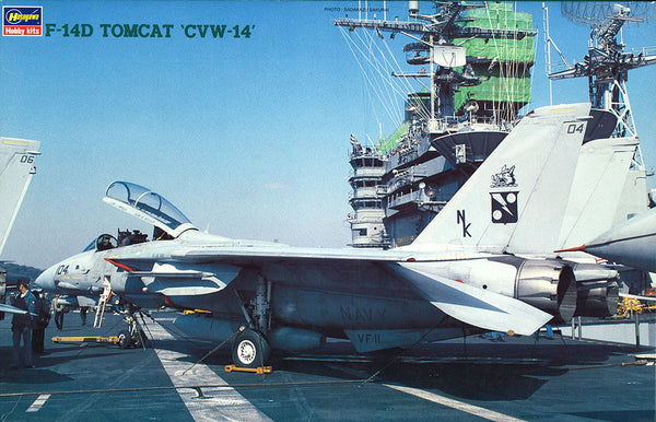 Hasegawa 7212 1/48 F-14D Tomcat `CVW-14´ Model Aircraft Kit