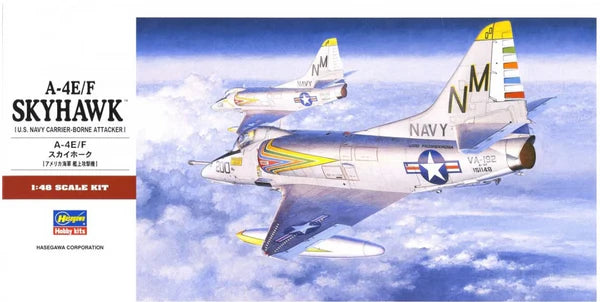 Hasegawa 7221 1/48 A-4E/F Skyhawk USN Attack Aircraft Model Kit
