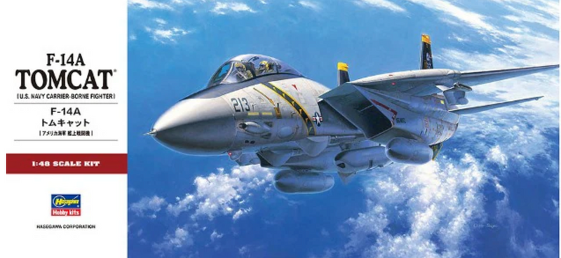 Hasegawa 7246 1/48 F-14A Tomcat USN Fighter Model Aircraft Kit