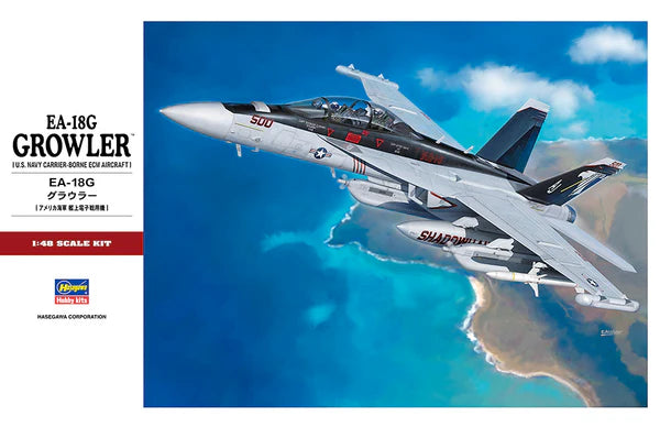 Hasegawa 7252 1/48 EA-18G Growler (U.S. Navy Carrier-Borne ECM Aircraft) Model Kit
