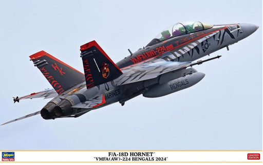 Hasegawa 7545 1/48 F/A-18D Hornet 'Bengals 2024' Model Aircraft Kit