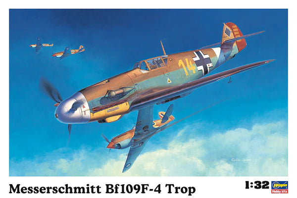 Hasegawa 8881 1/32 Messerschmitt Bf109F-4 Trop Model Aircraft Kit