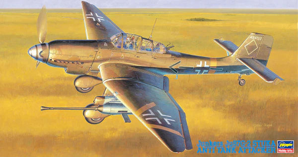 Hasegawa 9054 1/48 Junkers Ju 87G-2 Stuka Anti Tank Attacker Model Aircraft Kit