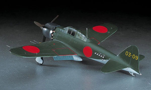 Hasegawa 9072 1/48 Mitsubishi A6M5c Zero Fighter (Zeke) Type 52 Hei Model Aircraft Kit