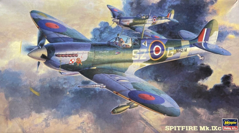 Hasegawa 9079 1/48 Spitfire Mk.IXc RAF Fighter Model Aircraft Kit